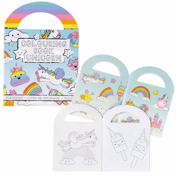 Petits cahiers de coloriage Licorne avec autocollants (48 pcs)