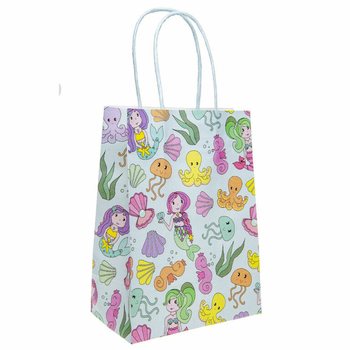 Sachets Cadeaux en Papier Sirène - 12 Pièces