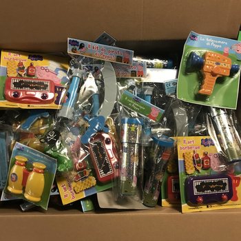 MIX JOUETS PEPPA PIG (100 pcs) - Recharge Coffre aux Trésors | Prix de Gros