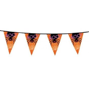 Guirlande de Drapeaux BOO Araignée - 6 Mètres (6 pcs)