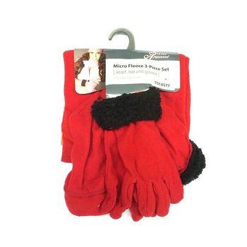 Ensemble micropolaire 3 pièces Rouge