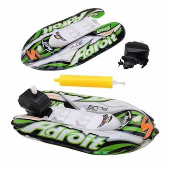 Bateau pneumatique gonflable avec moteur &agrave; remontoir - 6 pi&egrave;ces