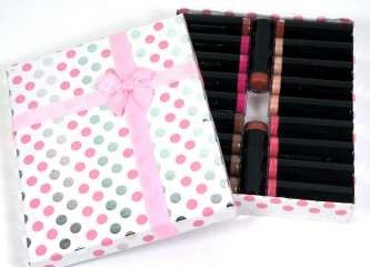 Rouge à lèvres 5 assortiments avec emballage rose (20 pcs)