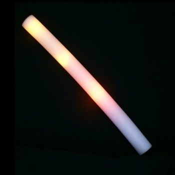 Bâton Lumineux LED en Mousse Monocolore - Orange (24 pièces)