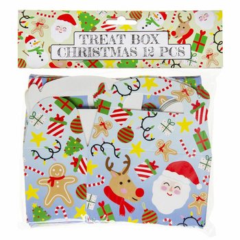 Boîtes de Noël pour Friandises (12 Pièces)