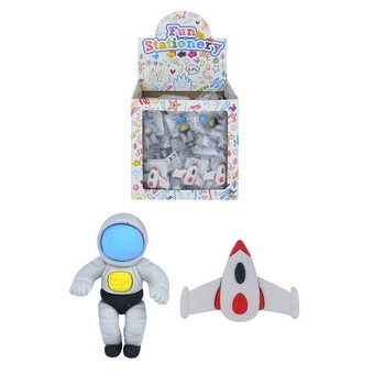 Gommes Modèle : Espace / Astronautique en Présentoir (84 pcs)