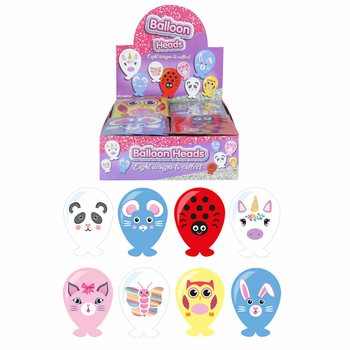 TÊTES DE BALLONS – MODÈLE : ANIMAUX FILLES (240 pces)