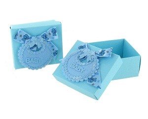Boîte Cadeau Bébé Bleue (12 pcs)