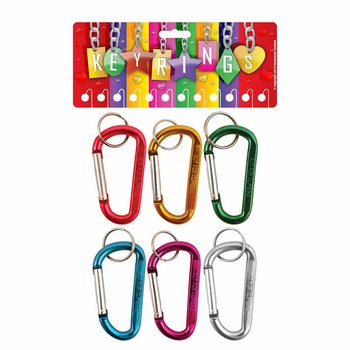 Porte-cl&eacute;s avec Mousqueton (12 pcs.)