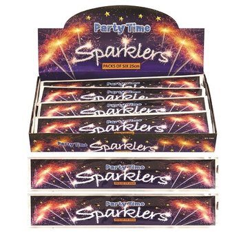 Lots de 6 cierges magiques, 25 cm (36 paquets)