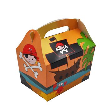 BOÎTE MENU ENFANT MODÈLE : PIRATE - Dim. 18.5x12x19 CM - BOÎTE REPAS - KIDSBOX (24 pcs)