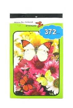 Carnets d'Autocollants Modèle : Papillons (12 pièces)
