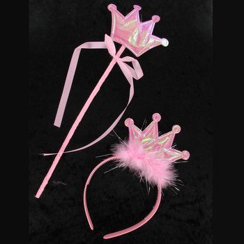 DIADÈME DE PRINCESSE AVEC SCEPTRE (12 pièces)