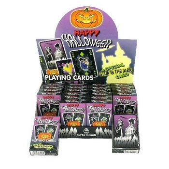 Cartes à Jouer Halloween sous Présentoir (24 pièces)