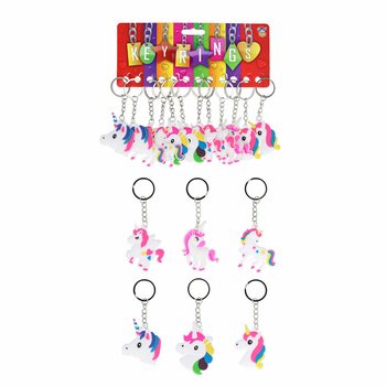 Porte-clés Licorne - Unicorn (12 pièces)
