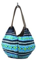 Réf: 97732C - Sac B-FAIR Pouche Marron/Bleu/Jaune (1 pc)