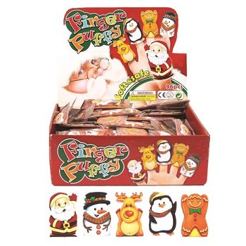 Marionnettes à Doigts de Noël - Modèle : Figurines XMAS (96 pcs)
