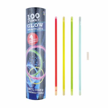 Bracelets Lumineux Glow Stick - Tube de 100 Pièces