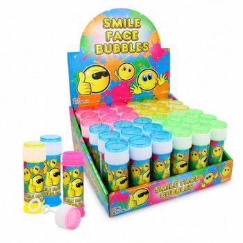 BULLES DE SAVON - SMILEY - 50ML EN PRÉSENTOIR (36 pcs)