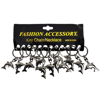 Porte-clés Dauphin en Métal (10 pcs)