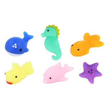 Squishy Animaux Marins pour P&ecirc;che aux Canards - En Pr&eacute;sentoir (96 pcs)