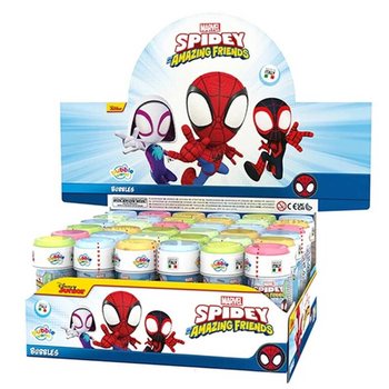 Bulles de Savon Spidey Spiderman Amazing Friends - 60ml - Présentoir (36 pcs)