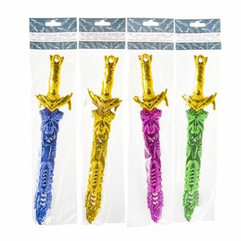 ÉPÉE EN PLASTIQUE MÉTALLISÉ, 33 CM (36 pièces)