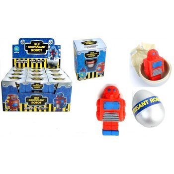 ŒUFS DE ROBOT À GRANDIR EN PRÉSENTOIR (12 pcs.)