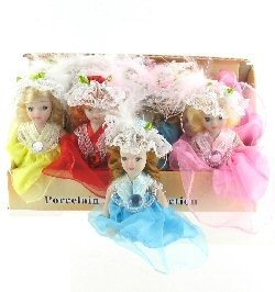 PETITES POUPÉES EN PORCELAINE - MODÈLE 3 (12 pcs)