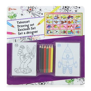 Kit de dessin sur carte (11 pièces)