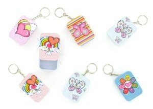 PORTE-CLÉS BOÎTE EN MÉTAL (12 pièces)