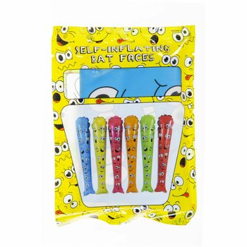 Batte Smiley Auto-gonflable en Pr&eacute;sentoir (48 pi&egrave;ces)