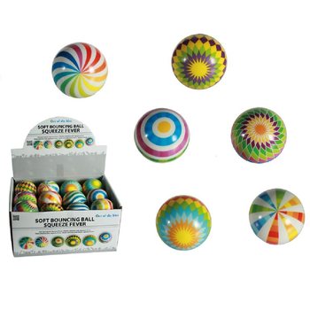 Balles rebondissantes souples et colorées (24 pcs)