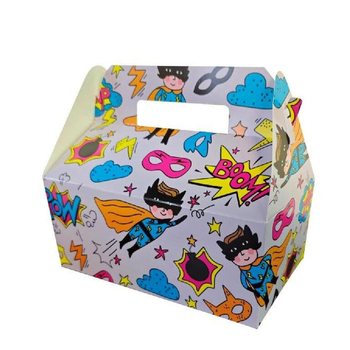 Boîte Menu Enfant Superhero - 22,5 x 12 x 9,5 cm (24 pcs)