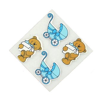 Stickers Décoratifs - Bleu Bébé (Lot de 20)