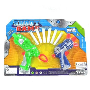 LOT DE PISTOLETS JOUETS SUR CARTE