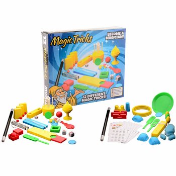 MAGIC TRICKS - GRAND COFFRET DE MAGIE AVEC 12 TOURS