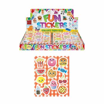 Autocollants Amusants - Modèle : Food Faces (120 pcs)