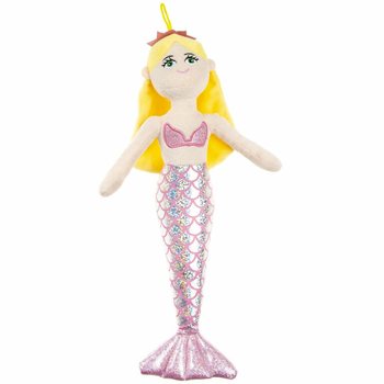 Grande poup&eacute;e sir&egrave;ne en peluche 39 cm - Couleurs assorties (12 pcs)
