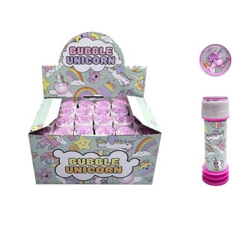 Bulles de Savon Licorne 25ml en Présentoir (24 pcs.)