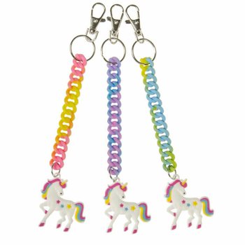 PORTE-CLÉS SPIRALE LICORNE (24 pcs)