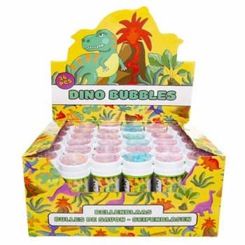 Bulles de Savon Dinosaure 50ml en Présentoir (36 pcs)