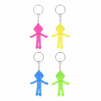 Porte-clés Alien Colorés Mixtes (60 pièces)