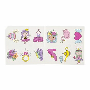 Tatouages Fun - Princesses (96 pi&egrave;ces)