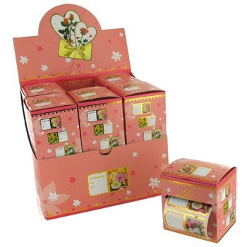 Autocollants Cadeau/Carte - Motif Fleurs (12 pièces)