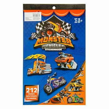 Livre d'autocollants Monster Truck 212 pièces (12 pcs.)