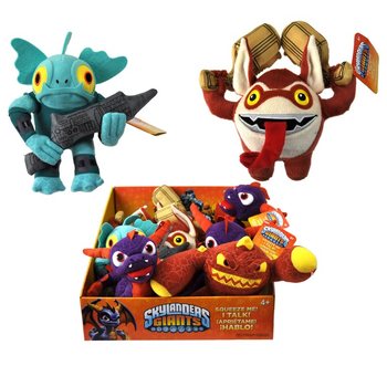 Peluches Skylanders avec son en présentoir (12 pcs)