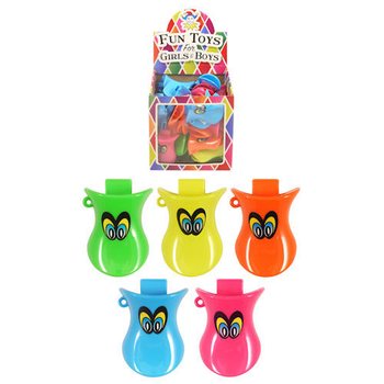 Sifflets Canard Colorés en Présentoir (36 pcs.)