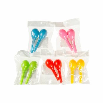 Set de Maracas de Samba 2 pi&egrave;ces (Lot de 12)