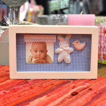 Cadre photo 3D en bois pour chambre d'enfant - Modèle 3 (6 pcs)